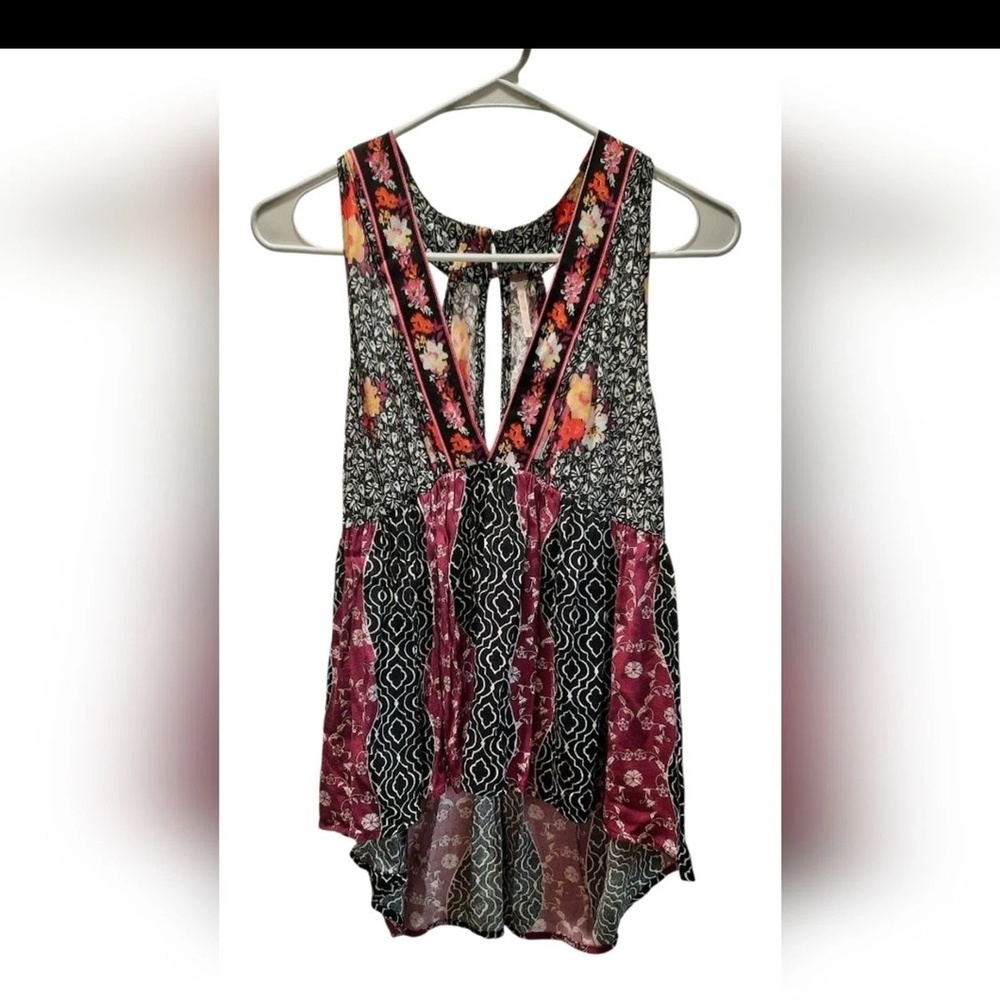 Free People Multicolor Boho Sleeveless Blouse